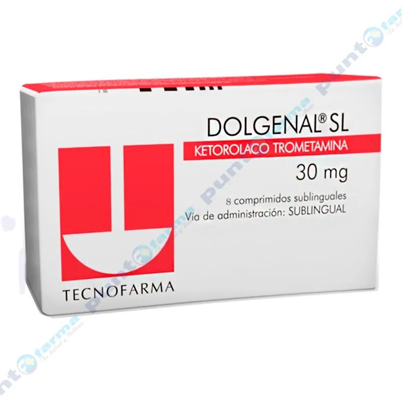 Dolgenal SL Ketorolaco Trometamina 30 mg - Caja de 8 Comprimidos Sublinguales
