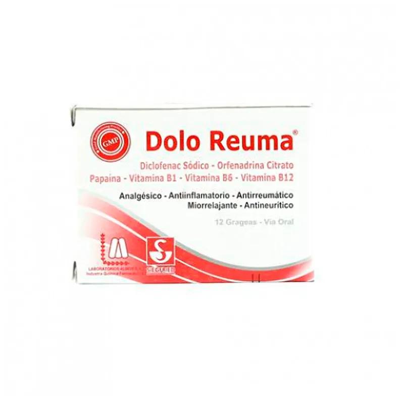 Dolo Reuma Diclofenac Sódico - Caja de 12 comprimidos