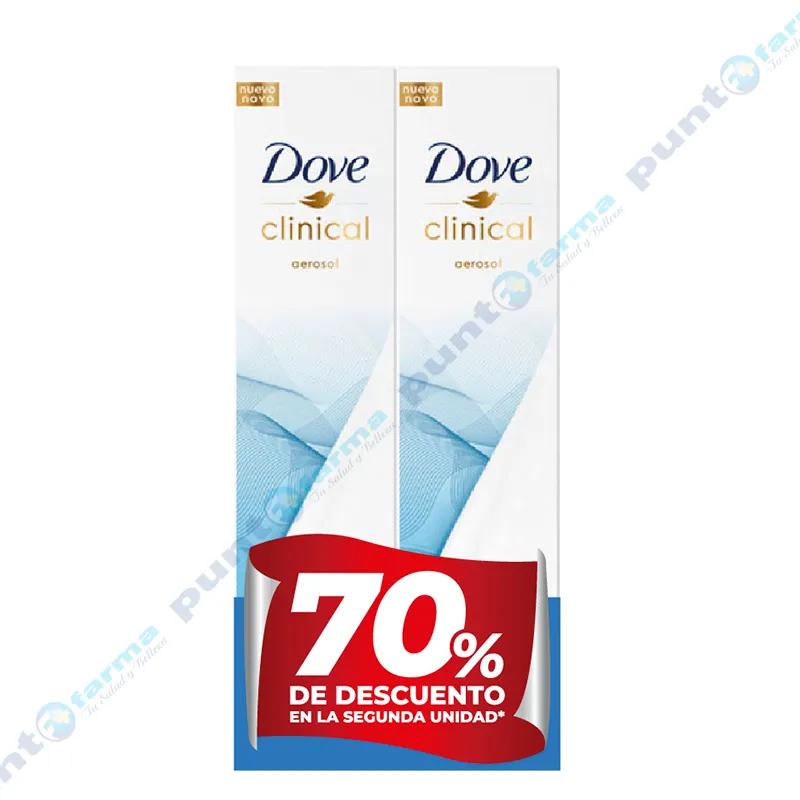 Dove Clinical Women en Aerosol Original - 110 mL 70% de descuento en la 2da unidad