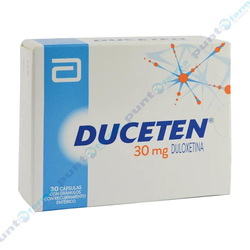 Duceten 30 mg Duloxetina - Caja de 30 cápsulas