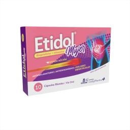 Etidol Ibuprofeno Mujer - Cont. 10 Capsulas Blandas