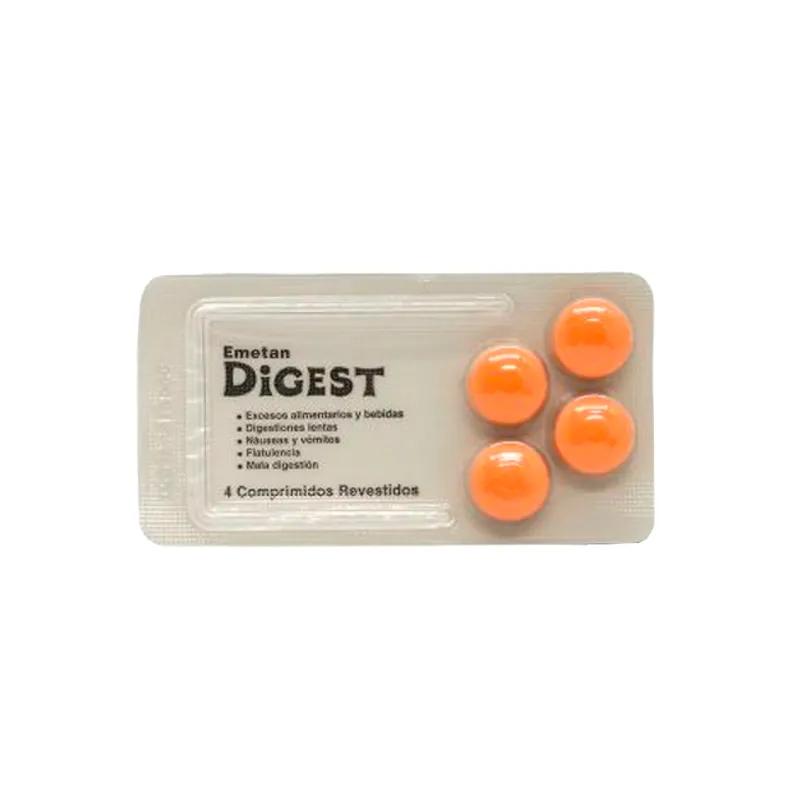 Emetan Digest  - Cont. 4 comprimidos.