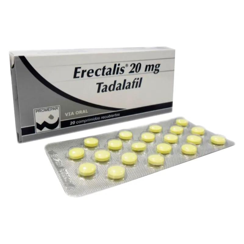 Erectalis 20 mg Tadalafil – Cont. 20 comprimidos recubiertos