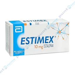 Estimex Escitalopram 10 mg- Caja de 30 comprimidos recubiertos