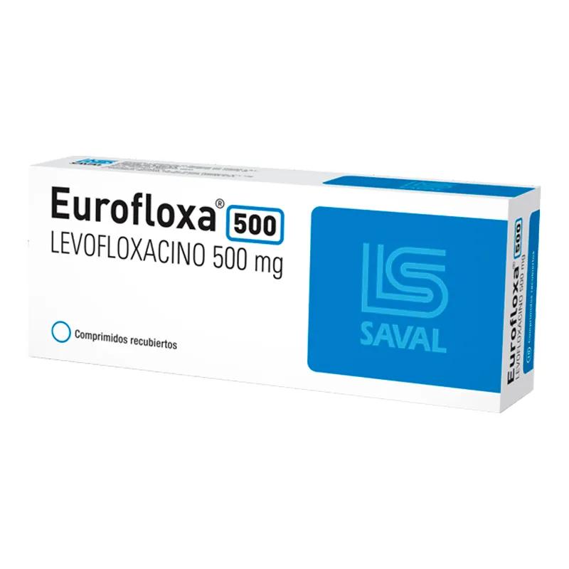 Eurofloxa 500 Levofloxacino  500mg  - Cont. 10 comprimidos recubiertos