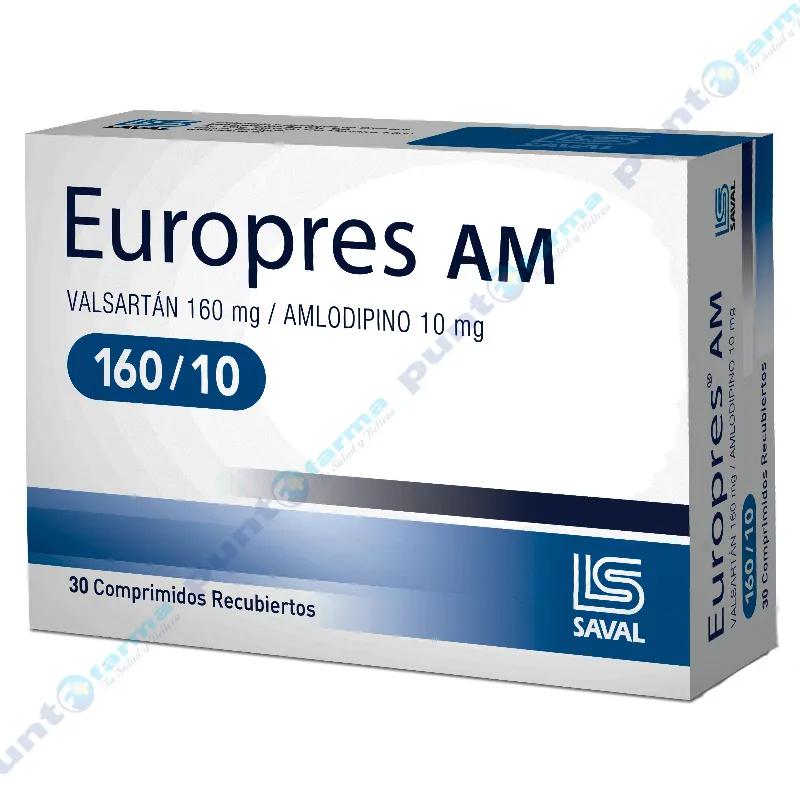 Europres AM 160/10 - Caja de 30 Comprimidos