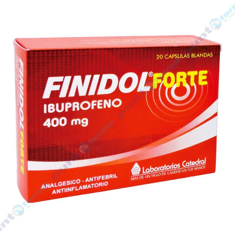 Finidol Forte Ibuprofeno 400 mg - Cont. 20 Cápsulas Blandas