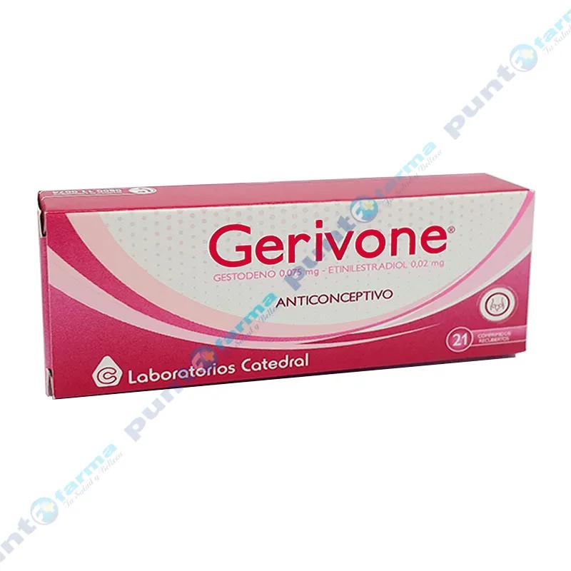 Gerivone Gestodeno 0,075 mg - Caja de 21 comprimidos recubiertos
