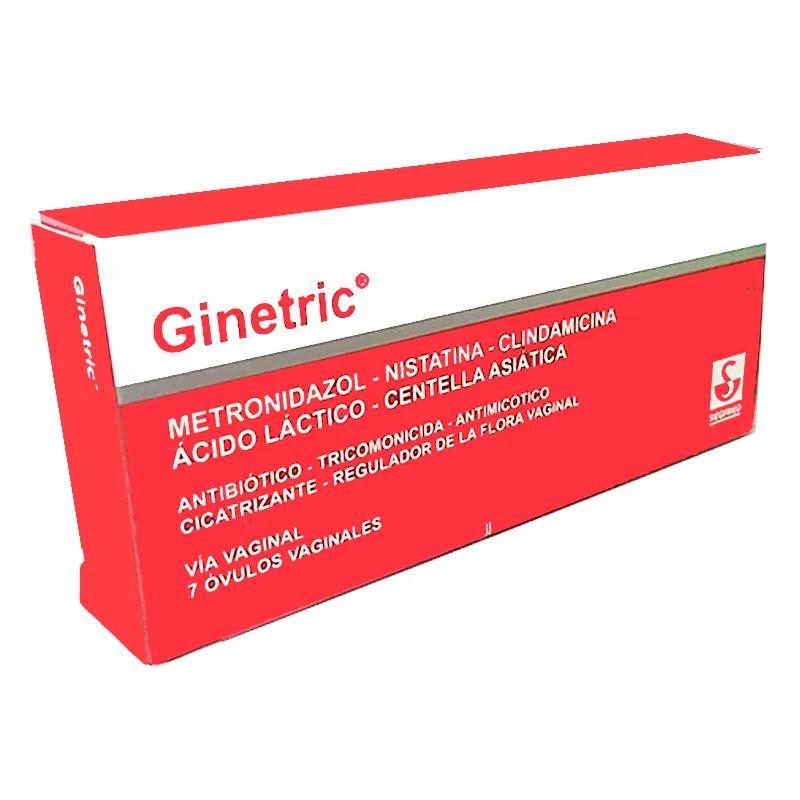 Ginetric Metronidazol - Caja de 7 óvulos vaginales