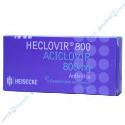 Heclovir 800 - Aciclovir 800 mg - Caja de 5 comprimidos