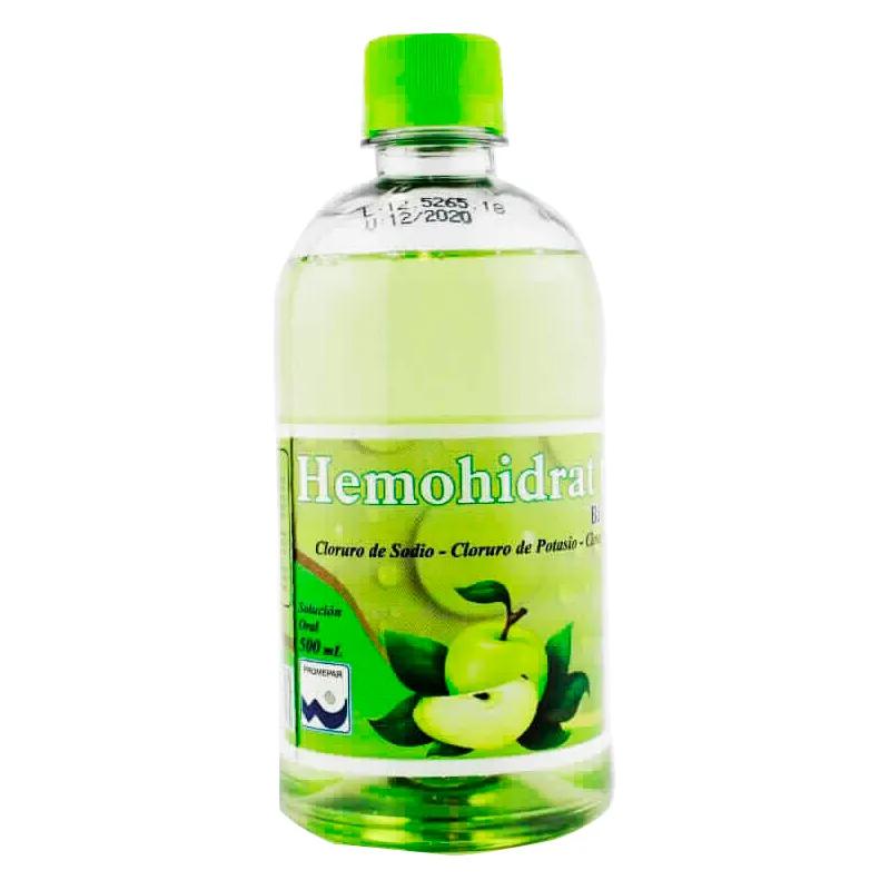 Hemohidrat Solución Rehidratante Manzana  - 500 mL.