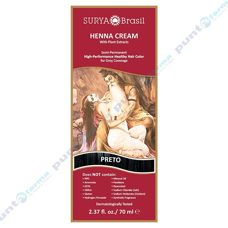 Henna Crema Negro Surya - 70 mL