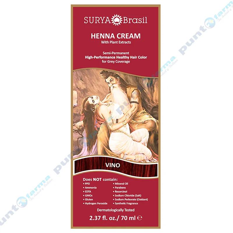 Henna Crema Vino-Granate Surya - 70 mL
