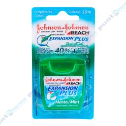 Hilo Dental Johnson & Johnson Reach Expansión Plus de Menta - 50 m