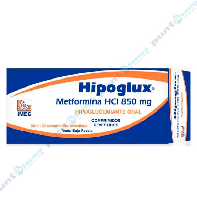 Hipoglux Metformina HCI 850 mg - Cont. 30 comprimidos revestidos