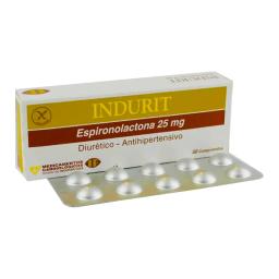 Indurit Espironolactona 25 mg - Caja de 50 comprimidos