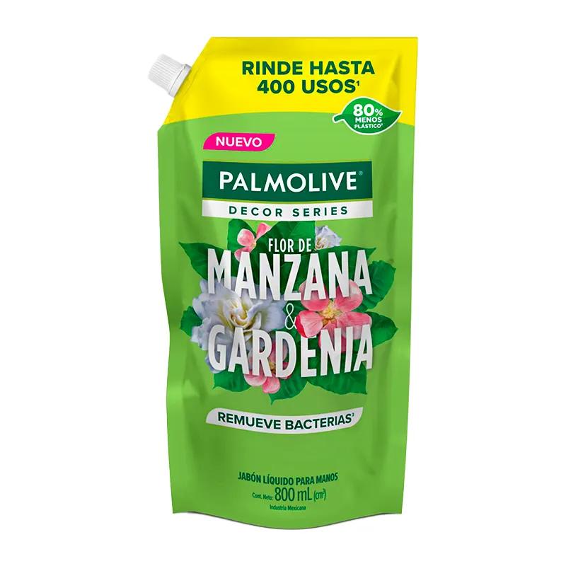 Jabón Liquido para Manos Decor Series, Flor de Manzana y Gardenia Palmolive - 800 mL
