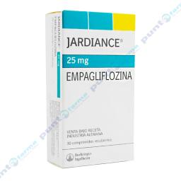 Jardiance 25 mg Empagliflozina - Caja de 30 Comprimidos Recubiertos