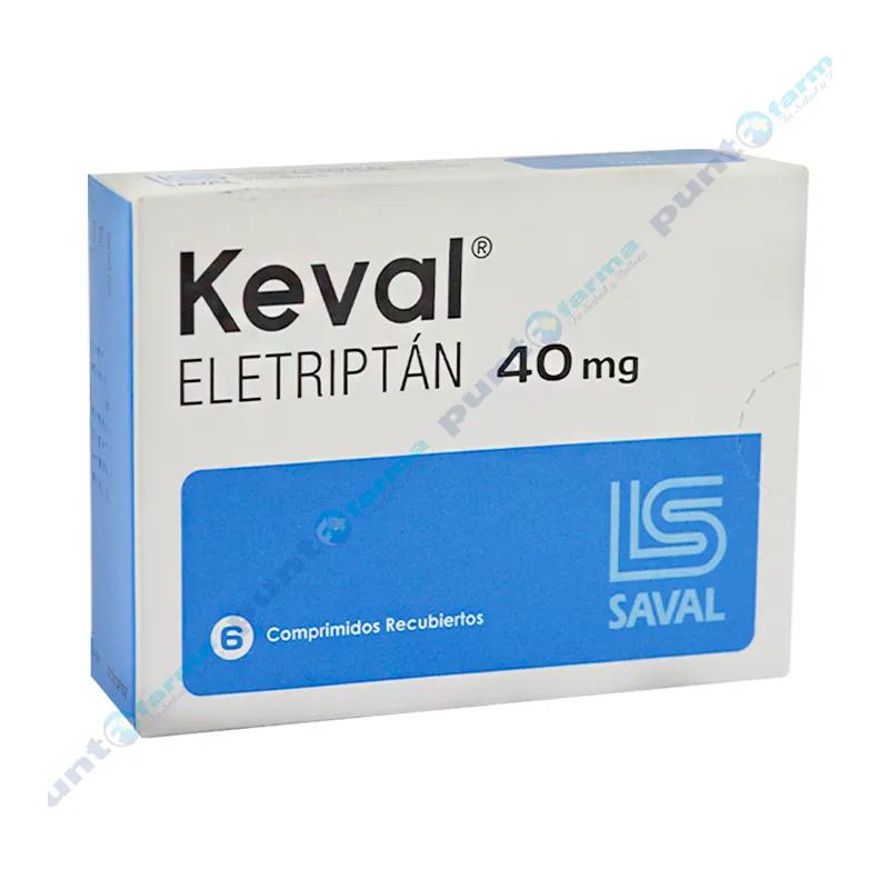Keval Eletriptán 40mg - Caja de 6 comprimidos