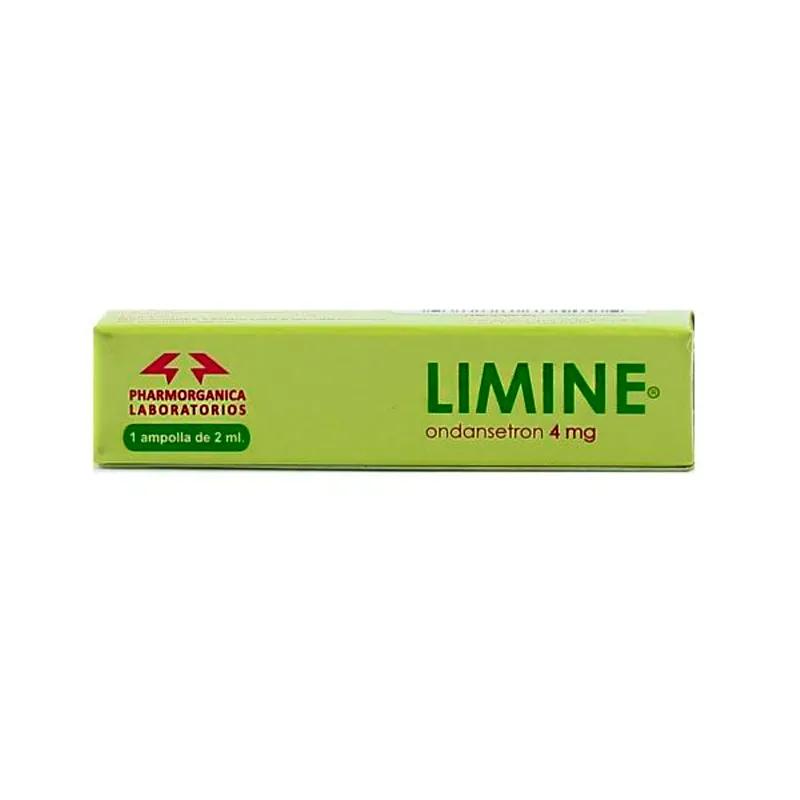 LIMINE® Ondansetron 4 mg - Contenido de 1 ampolla de 2 ml