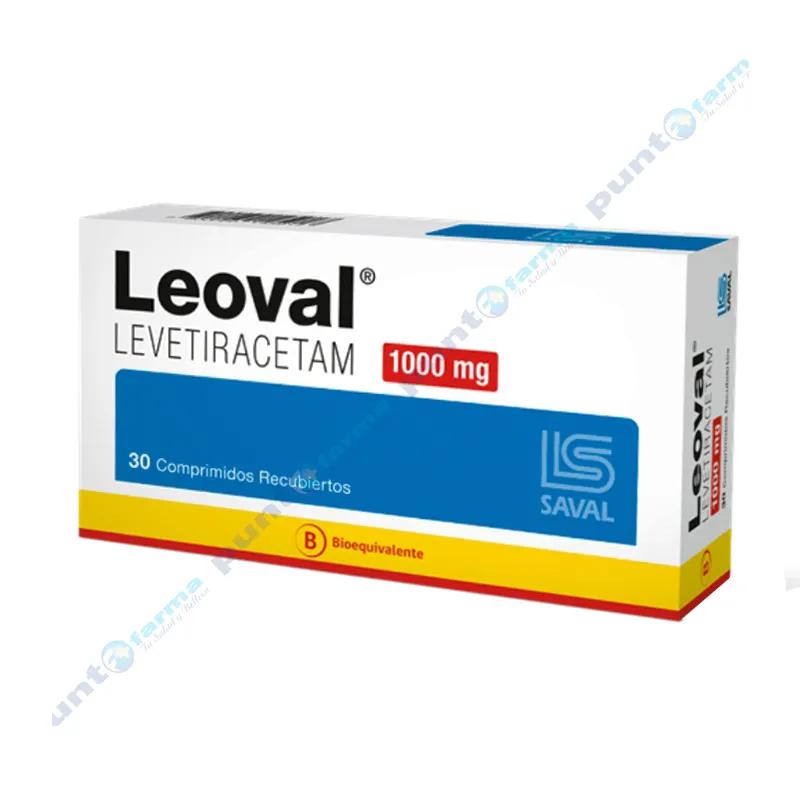 Leoval Levetiracetam 1000 mg - Cont. 30 comprimidos recubiertos