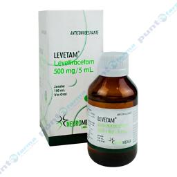 Levetam - Levetiracetam 500mg - Jarabe de 100 mL