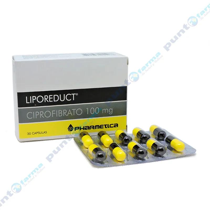 Liporeduct Ciprofibrato 100mg - Caja de 30 cápsulas