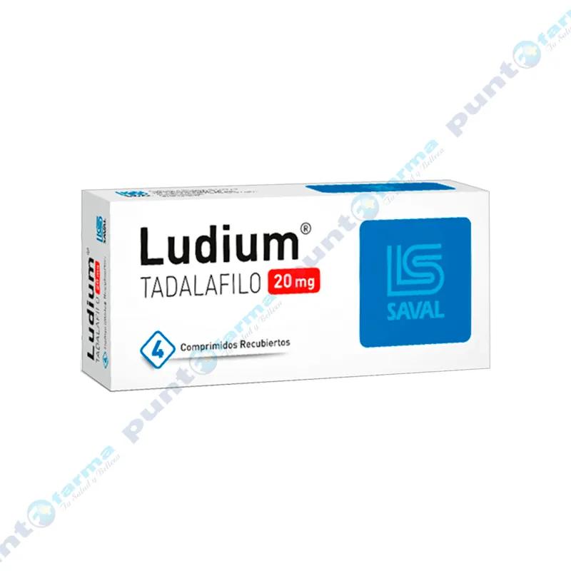 Ludium 20 mg Tadalafilo - Caja de 4 comprimidos recubiertos