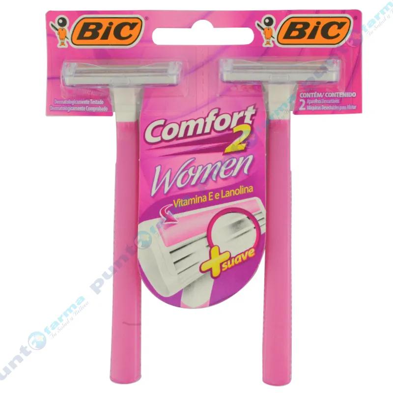 Maquina de Afeitar Comfort 2 Women BIC -  Cont. 2 unidades