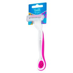 Máquina para Afeitar Venus Simply 3 Gillette - Cont. 1 unidad