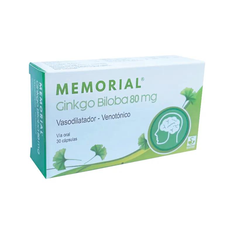 Memorial Ginkgo Biloba 80 mg - Caja de 30 Cápsulas