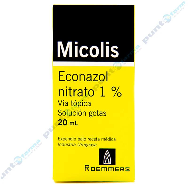 Micolis Econazol nitrato 1% - Cont. 20 mL