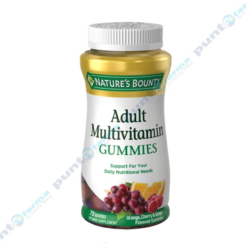 Multivitamínico para Adultos Natures Bounty - Frasco de 75 caramelos