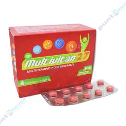 Multivitan 27 Multivitamínico con Minerales - Cont. 100 comprimidos recubiertos