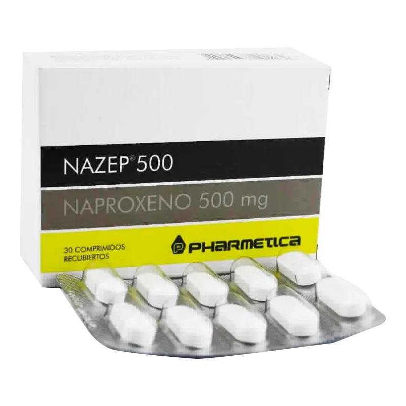 Nazep Naproxeno 500 mg - Caja de 30 comprimidos