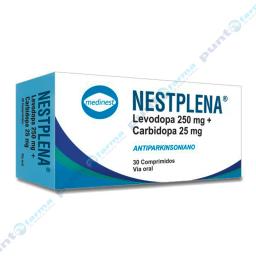 Nestplena Levodopa 250 mg + Carbidopa 25 mg - Caja de 30 comprimidos