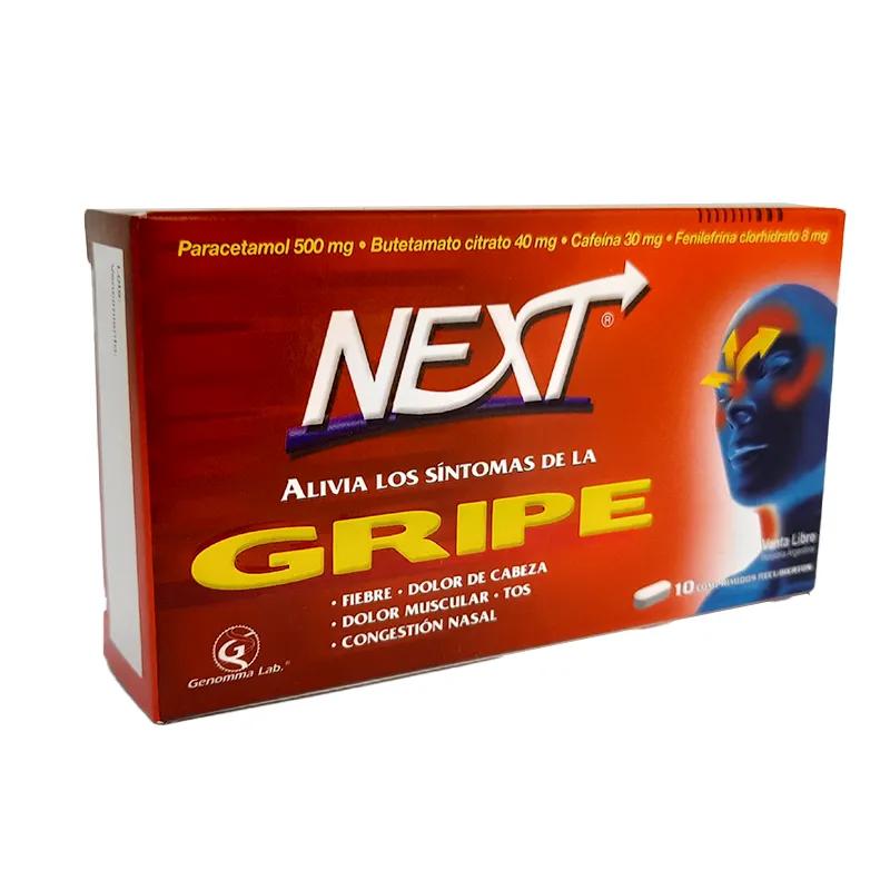 Next Gripe - Caja de 10 comprimidos recubiertos