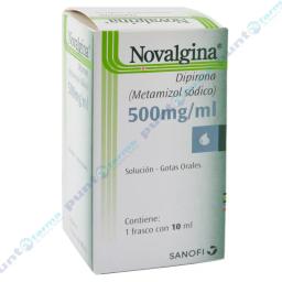 Novalgina Gotas - Dipirona 500 mg/ml - Frasco de 10 mL