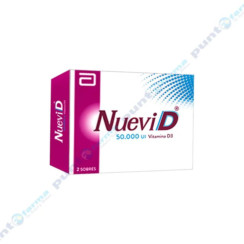 Nuevid 50.000UI Vitamina D3 - Caja de 2 sobres