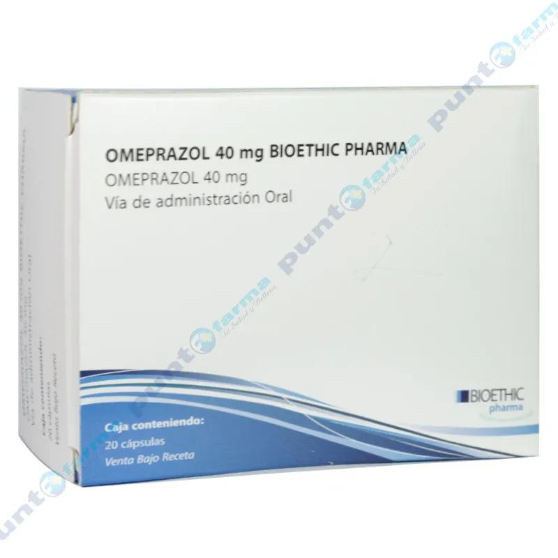 Omeprazol 40mg  - Caja de 20 cápsulas