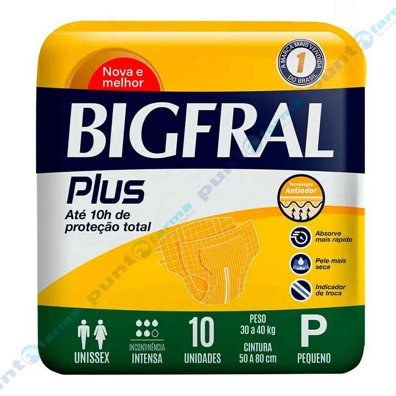 Pañal para Adultos Bigfral Plus P - Cont. 10 unidades