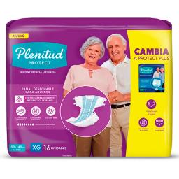 Pañal para Adultos Protect XG Plenitud - Cont. 16 Unidades