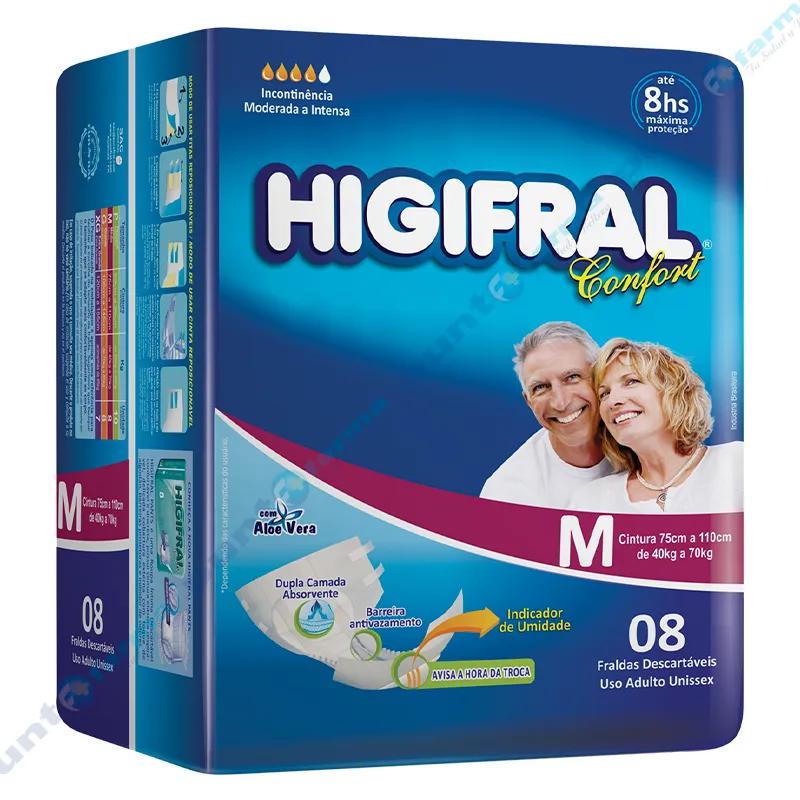 Pañal para adultos Higifral Confort M - Cont. 8 unidades