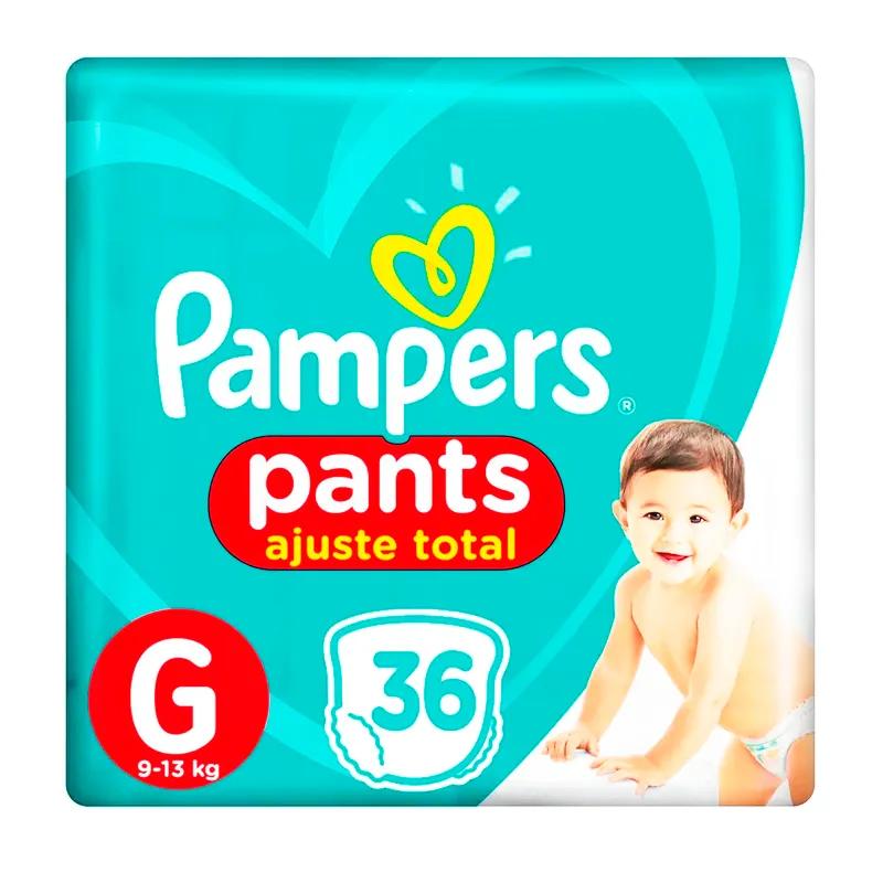 Pañales Pampers Pants Ajuste Total G  - Cont. de 36 unidades