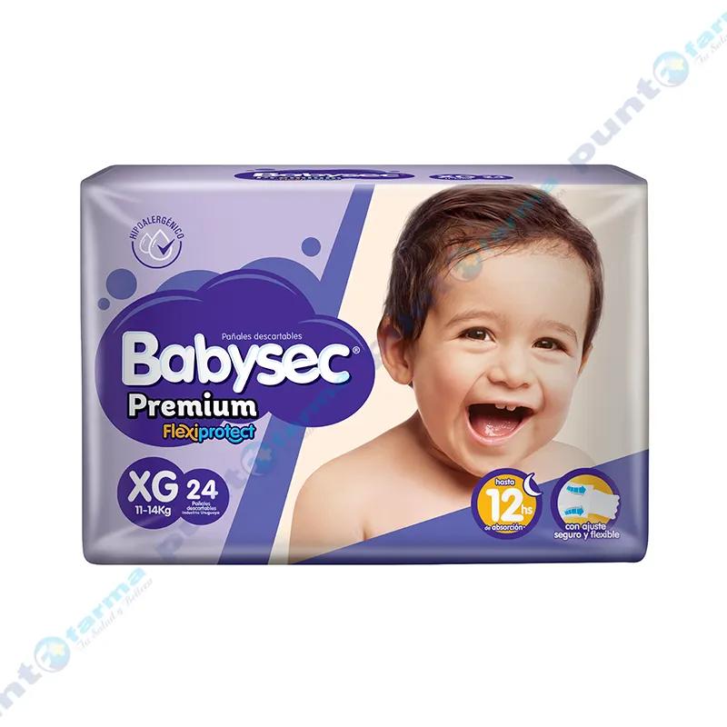 Pañales Premium XG Babysec - Cont. 24 unidades