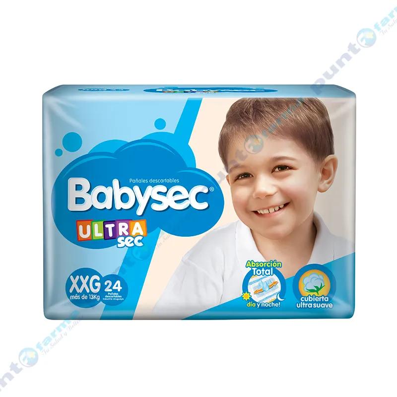 Pañales UltraSec XXG  Babysec - Cont 24 unidades