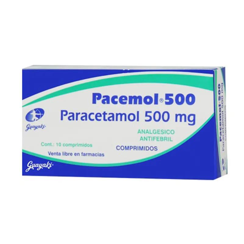 Pacemol 500 Paracetamol 500 mg - Cont. 10 Comprimidos