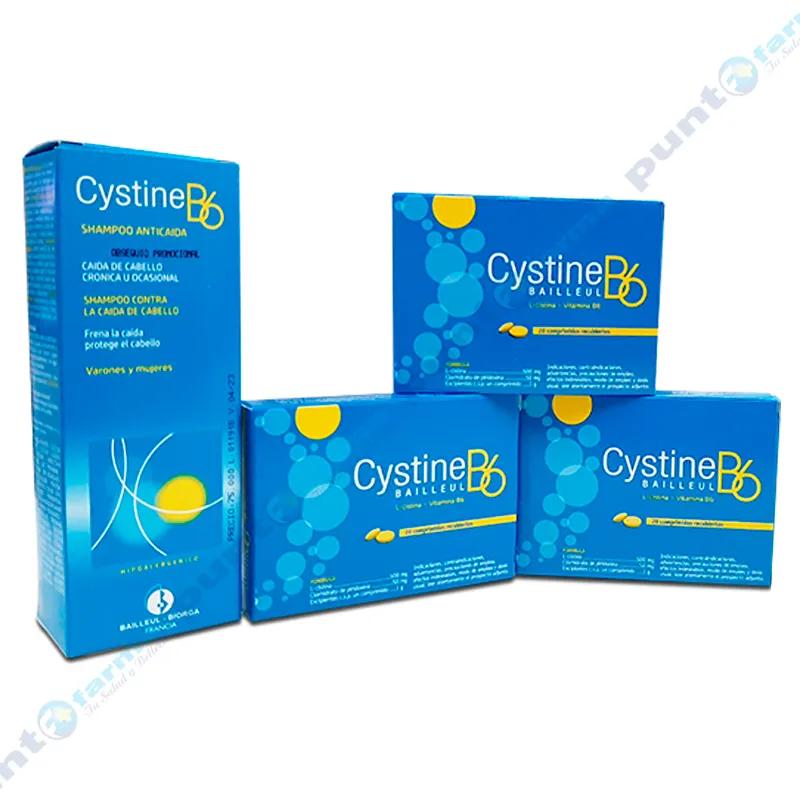 Pack Cystine Comprimidos + 1 Cystine Shampoo Anticaida de 200mL de regalo