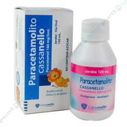 Paracetamolito - Paracetamol 160 mg/5mL - Jarabe Vía Oral 120ml