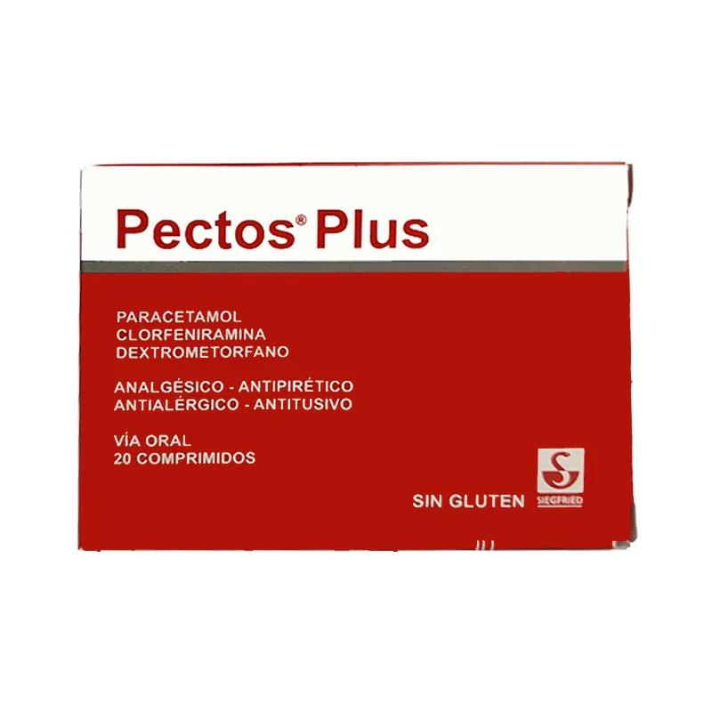 Pectos Plus Paracetamol - Caja de 20 Comprimidos